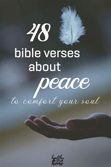 48 Bible Verses About Peace To Comfort Your Soul