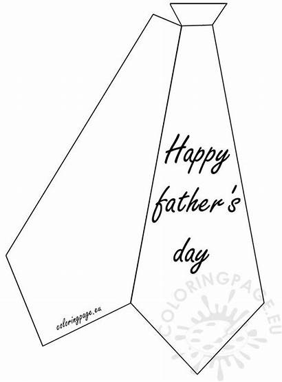 Father Happy Card Fathers Coloring Greeting Printable