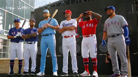 Texas Rangers Unveil New Uniform Youtube