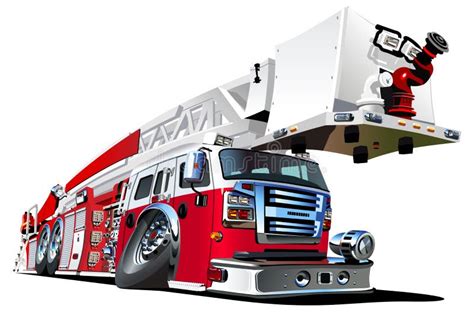Vector Cartoon Fire Truck Stock Image Image 26808181
