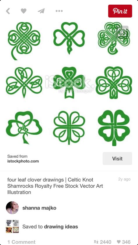irish-celtic-tattoo-four-leaf-clover-drawing,-celtic-tattoo-irish