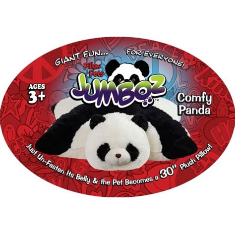 Pillow Pets Jumboz Comfy Panda Plush Toy 1 Ct King Soopers