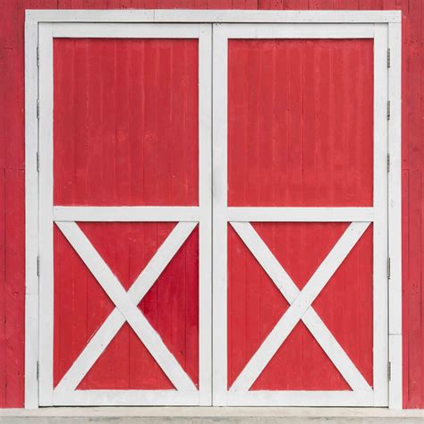 Wall38 Red Barn Doors Studio Backdrops