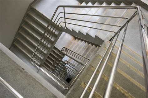 Square Staircase Perspective Stock Photo Image Of Climbing Interior