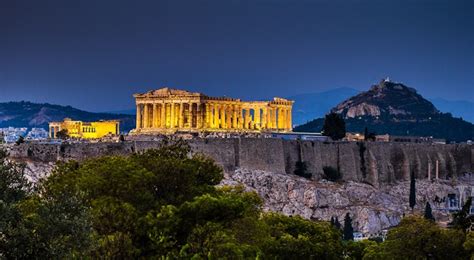Parthenon Of Athens At Dusk Time Greece Last Moment Vacations