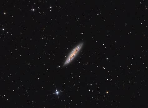 M108 Barred Spiral Galaxy Astrodoc Astrophotography By Ron Brecher