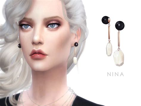 Earrings Nina By Starlord At Tsr Sims 4 Updates