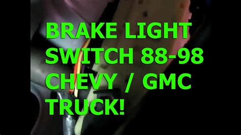 Brake light switch wiring diagram alternating current ac changing current is definitely an electric energy where the magnitude and way of the present changes alternately. 1998 Chevy Silverado Brake Light Switch Wiring Diagram ...