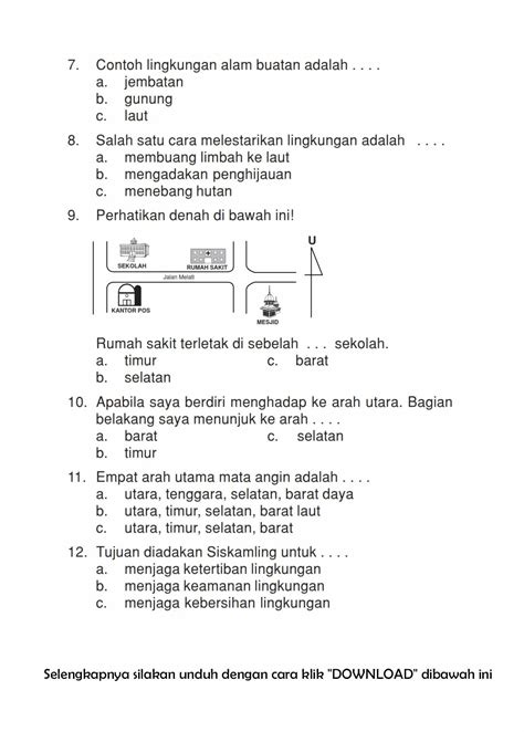 Soal pas atau uas smp/mts kelas 9 semester 1/ganjil kurikulum 2013. Download Soal IPS UAS Ganjil Kelas 3 Semester 1 - 2015 ...