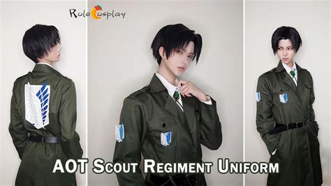 Attack On Titan Scout Regiment Uniform Showcase│rolecosplay Youtube