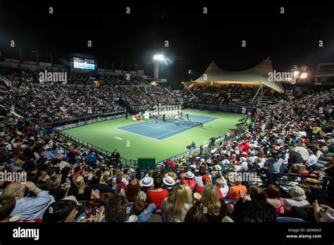Center Court During The Dubai Tennis Championships Mens Finals Between