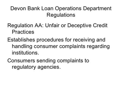 Loan Operations