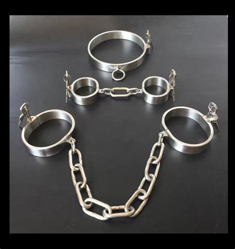 Stainless Steel Neck Wrist And Ankle Cuffs Very Strong Etsy