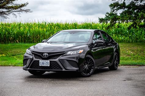 The 2020 toyota camry sits near the top of our midsize car rankings. Review: 2020 Toyota Camry SE Nightshade | Canadian Auto Review
