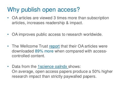 What Why When How Open Access Publishing At Imperial Everything