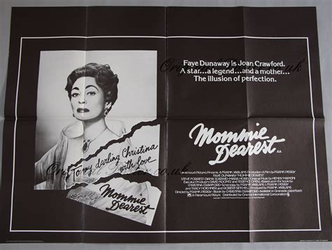 Mommie Dearest Original Vintage Film Poster Original Poster Vintage