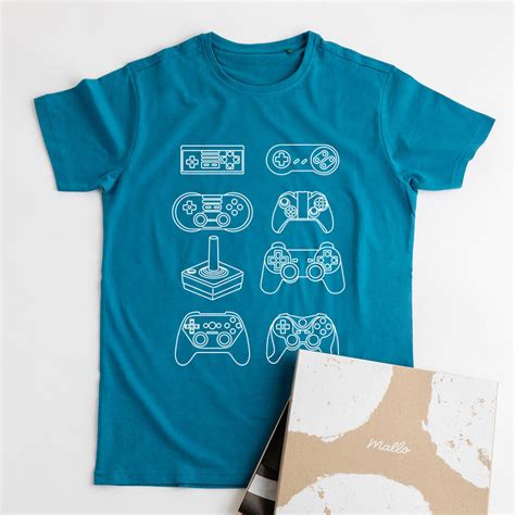 Retro Gamer T Shirt For Him By Mallo