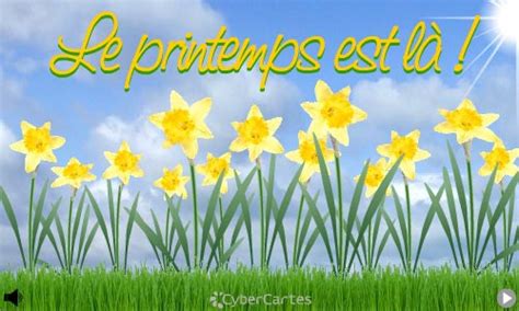 We inform you that the calendar of le printemps des champagnes is not anymore updated, given the rapid evolution of the coronavirus pandemic and all governmental decisions. Carte C'est le Printemps ! - CyberCartes.com