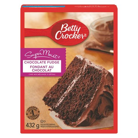 Betty crocker supermoist cake mix butter recipe yellow 15 25oz. Chocolate Fudge SuperMoist Cake Mix