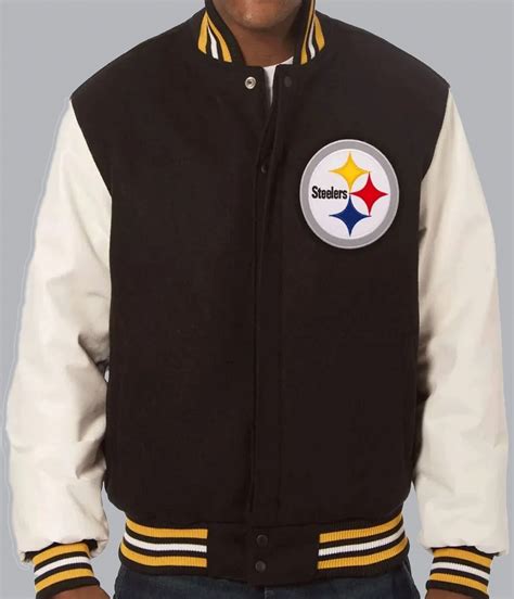Pittsburgh Steelers Varsity Leather Jacket A2 Jackets