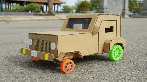 Diy How To Make Amazing Car Toy From Cardboard Youtube
