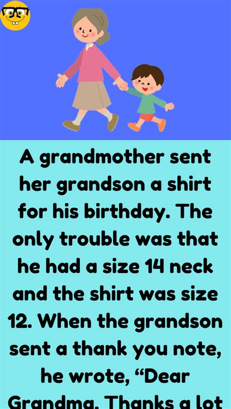 A Grandmother Sent Her Grandson Funny Hub