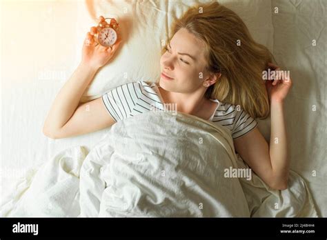 Alarm Clock Woman Energy Hi Res Stock Photography And Images Alamy