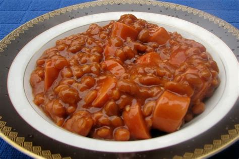 My mother made these bbq hot dogs for years and i revised it by adding the beans and i tweaked some of the spices a little. Baked Beans N' Dogs Recipe - Food.com