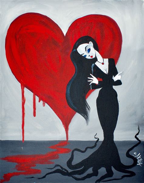 Beginners Learn To Paint Full Acrylic Art Lesson Of Morticia Addams