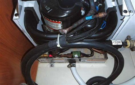 Marine air conditioning unit onboard a yacht