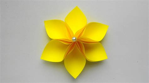 Origami Flower Tutorial 🌼 Origami Easy Origami Easy Origami Flowers