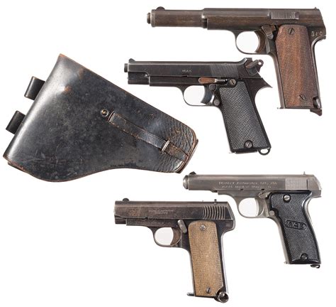 Four European Semi Automatic Pistols Rock Island Auction