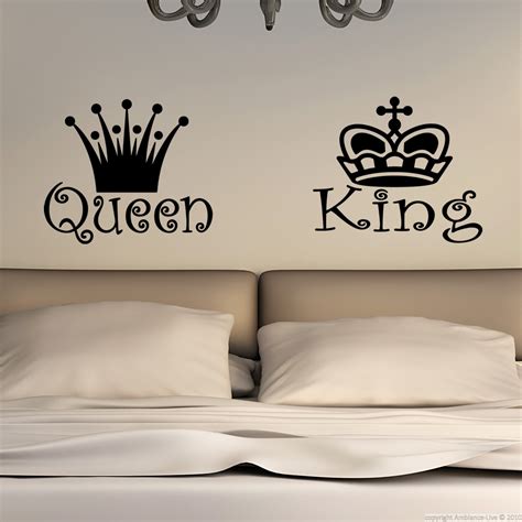 Queen And King Wall Decal Decoracion De Paredes Pintadas Decoracion