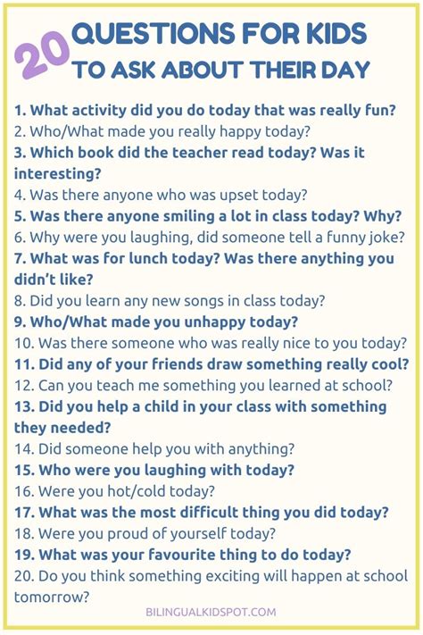 40 Fun Questions For Kids That Guarrantee A Response