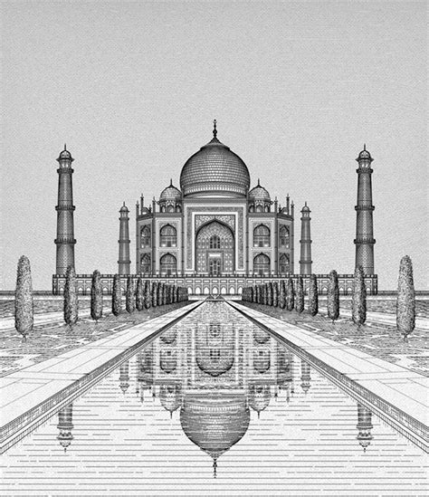 Drawing Art Images Taj Mahal Image Collections