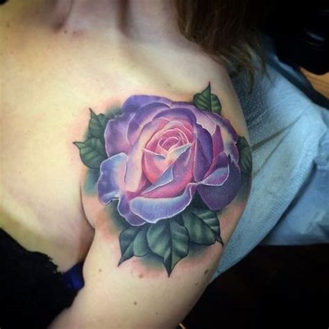 Top 40 Rose Tattoo On Shoulder For Girls Rose Tattoos Trendy Tattoos