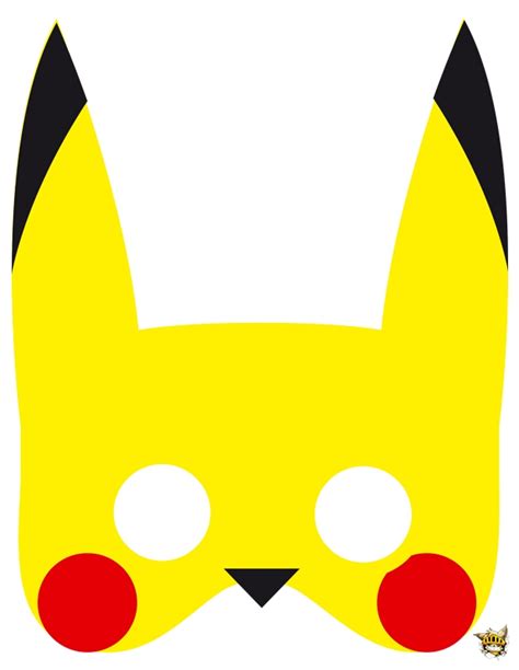 Masque Pikachu Est Un Découpage De Pokémon Deco Anniversaire Pokemon