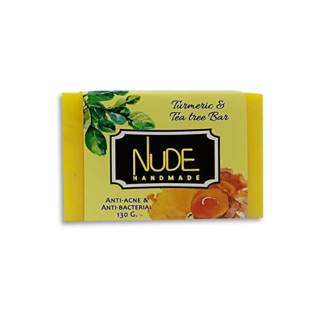 Clean Pro Nude Handmade Essentials Turmeric And Tea Tree Bar Soap 130G