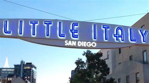 Gateway To Little Italy San Diego Carté Hotel Downtown San Diego