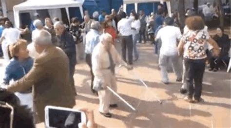 Watch This Awesome Old Man Throw Away His Crutches And Dance Dance