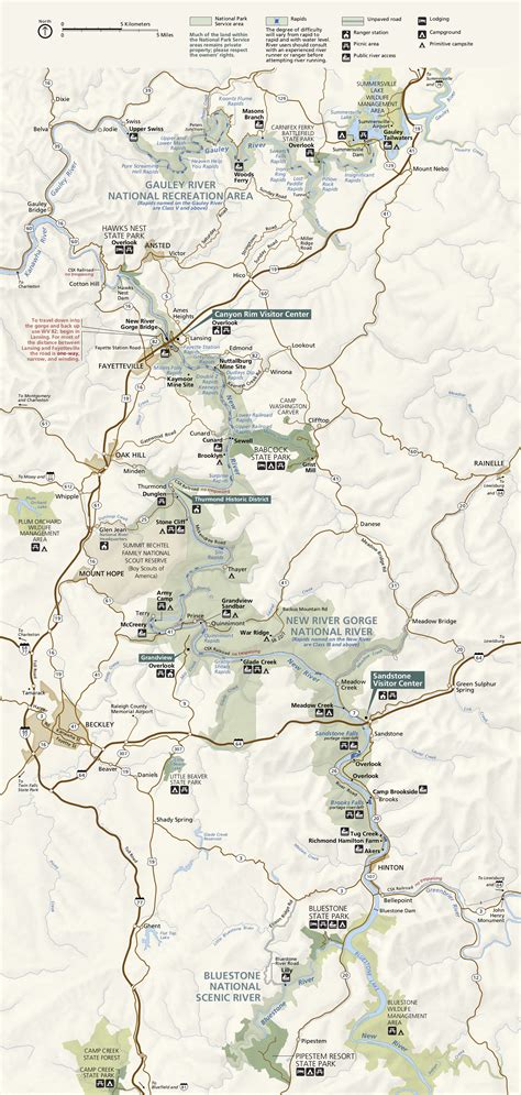 New River Gorge Maps Just Free Maps Period