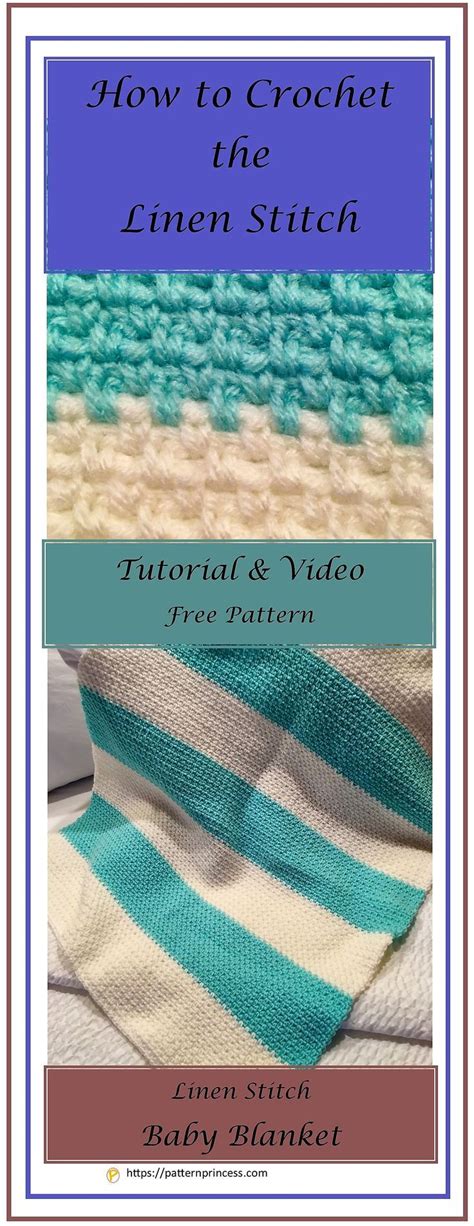 How To Crochet The Linen Stitch Linen Stitch Crochet For Beginners