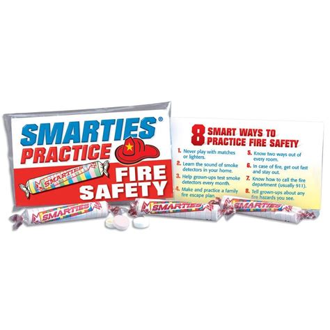 Smarties Practice Fire Safety Treat Bags Positive Promotions