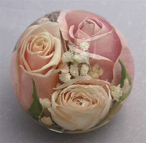 Our Beautiful 35 Multi Flower Paperweights Designed With Your Bridal