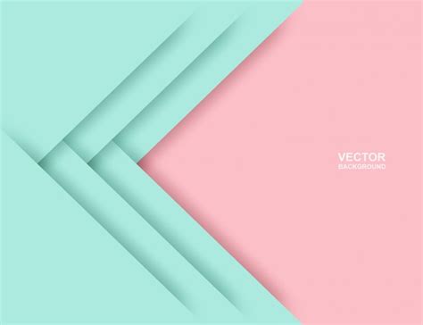 Premium Vector Abstract Colorful Pastels Pink Mint Green Geometric