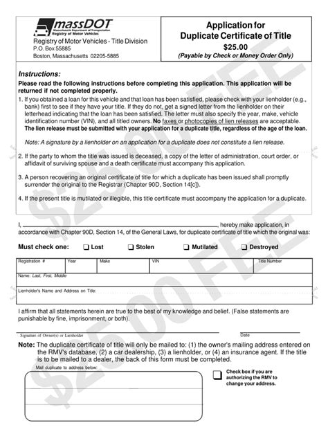 Duplicate Title Application Fill Out And Sign Online Dochub
