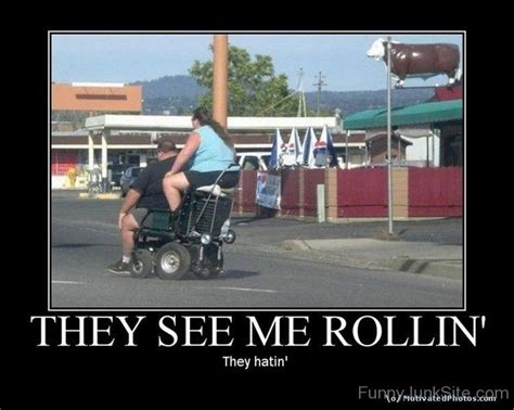 Funny Poster Pictures They See Me Rollin