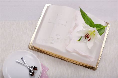 First Holy Communion Cake Table Stock Photos Free And Royalty Free