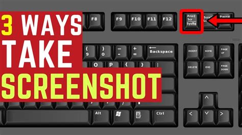 How To Take A Screenshot On Laptop Or Pc Keyboard Shortcut Key Youtube