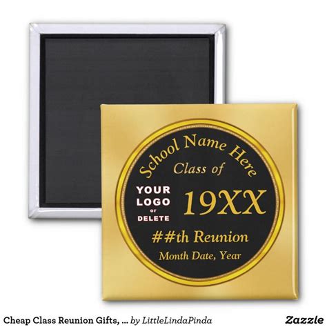 Cheap Class Reunion Ts Change Black And Gold Magnet In